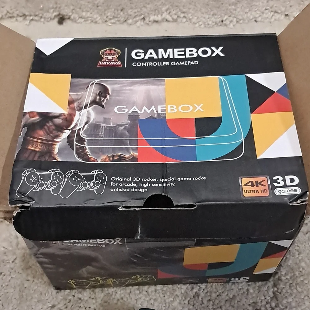 Gamebox Black Wireless Controllers